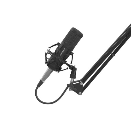Microfono genesis radium 300 studio xlr con brazo filtro pop