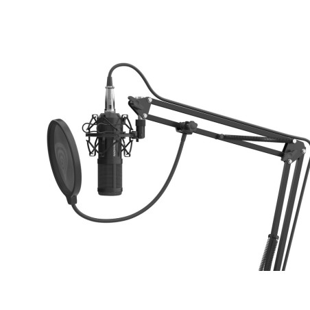Microfono genesis radium 300 studio xlr con brazo filtro pop