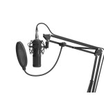 Microfono genesis radium 300 studio xlr con brazo filtro pop
