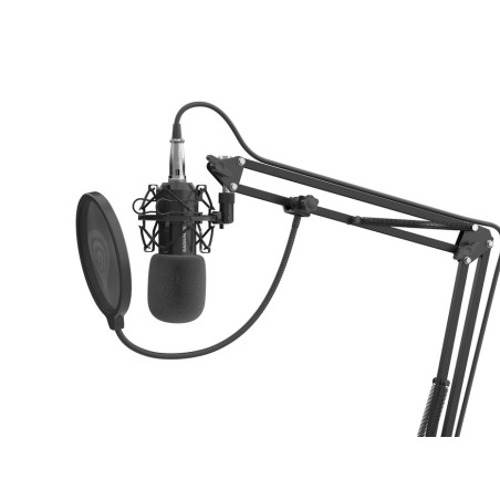Microfono genesis radium 300 studio xlr con brazo filtro pop