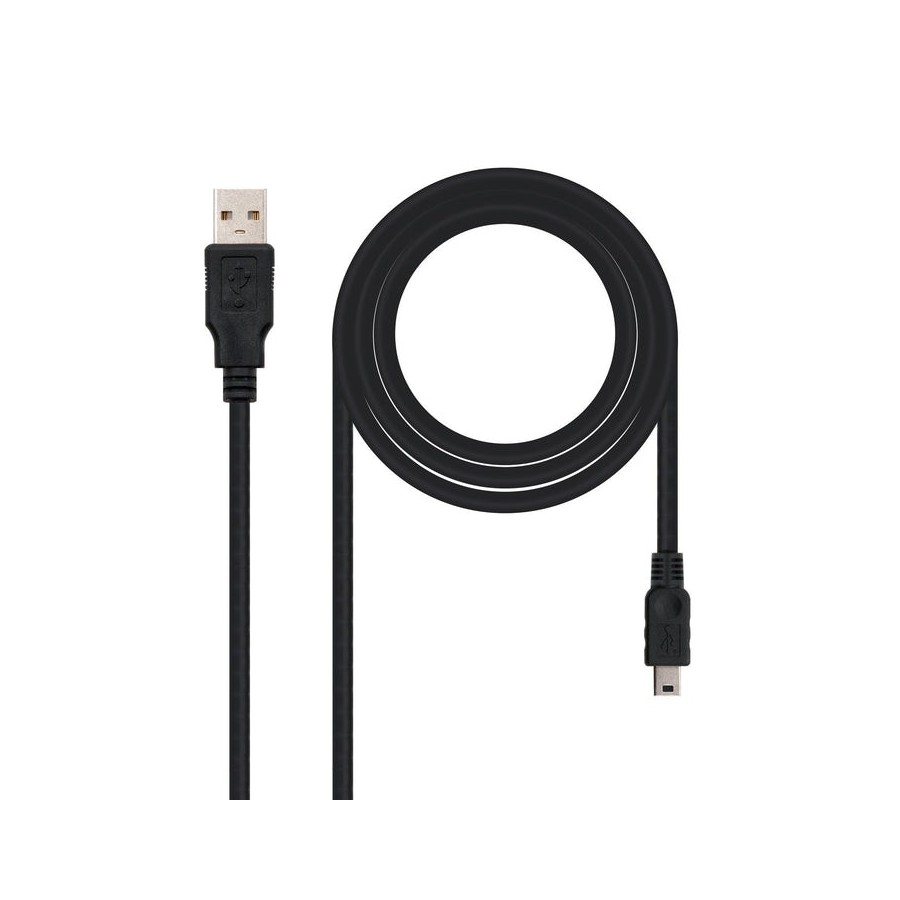 Nanocable cable usb-a 2.0 macho a mini-usb macho 1m