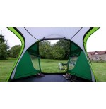 Tienda tipo túnel coleman chimney rock 3 plus verde, gris