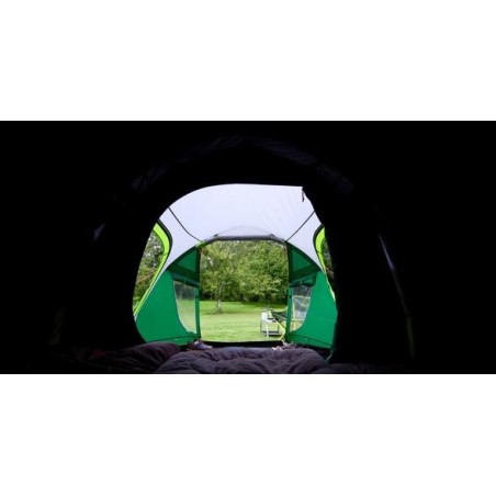 Tienda tipo túnel coleman chimney rock 3 plus verde, gris