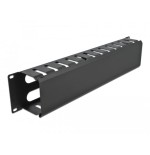 Digitus 19" panel de gestión de cables con 4 aberturas