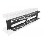 Digitus 19" panel de gestión de cables con 4 aberturas