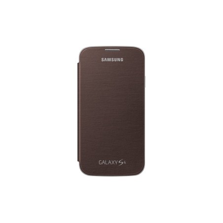 Samsung flip cover funda samsung galaxy s4/con tapa.sustituye tapa trasera/marron/ef-fi950baegww