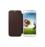 Samsung flip cover funda samsung galaxy s4/con tapa.sustituye tapa trasera/marron/ef-fi950baegww