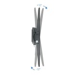 Tooq soporte fijo de pared para tv de 32"-55" - inclinable - peso max 40kg - vesa 400x400mm - negro
