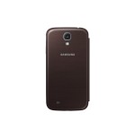 Samsung flip cover funda samsung galaxy s4/con tapa.sustituye tapa trasera/marron/ef-fi950baegww