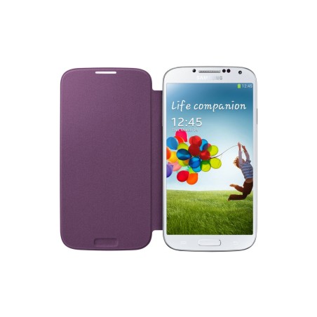 Samsung flip cover funda samsung galaxy s4/con tapa.sustituye tapa trasera/marron/ef-fi950baegww