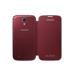 Samsung flip cover funda samsung galaxy s4/con tapa.sustituye tapa trasera/marron/ef-fi950baegww