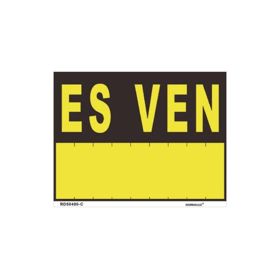 Rotulo "es ven" (pvc 0.4mm) 35x45cm normaluz