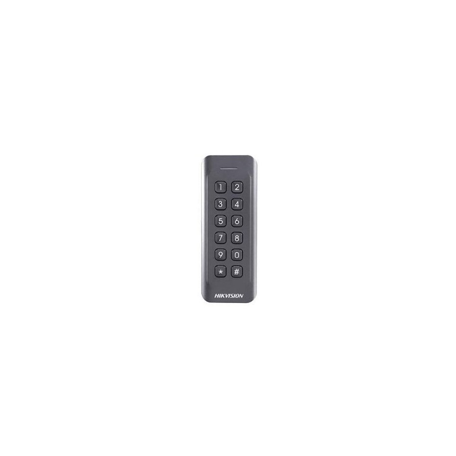 Lector de tarjetas mifare con teclado hikvision