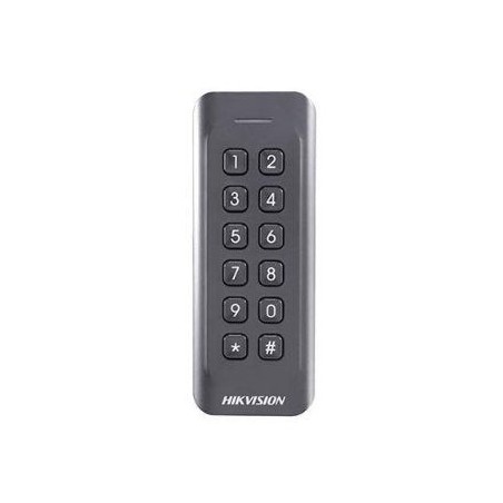 Lector de tarjetas mifare con teclado hikvision