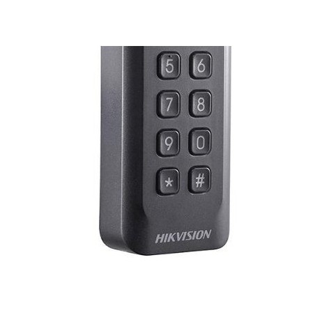 Lector de tarjetas mifare con teclado hikvision