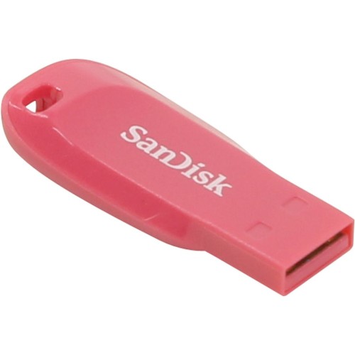 Pendrive sandisk 32 gb cruzer blade usb 2.0 rosa electrico