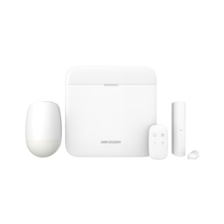 Kit axpro 868mhz 64 zonas hikvision panel + detector + mando + contacto