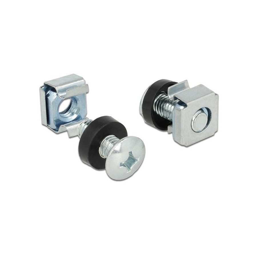 Delock 42420 tornillos de montaje en rack 20 piezas
