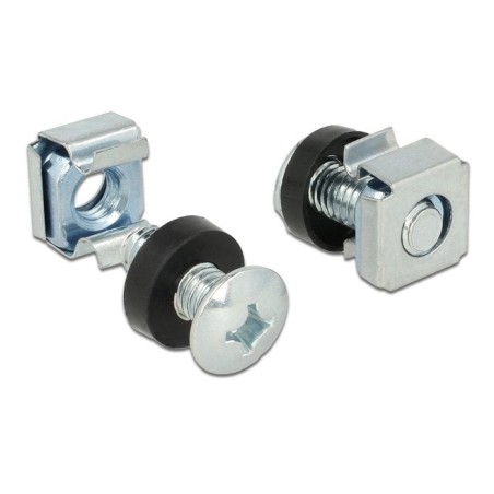 Delock 42420 tornillos de montaje en rack 20 piezas
