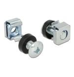 Delock 42420 tornillos de montaje en rack 20 piezas