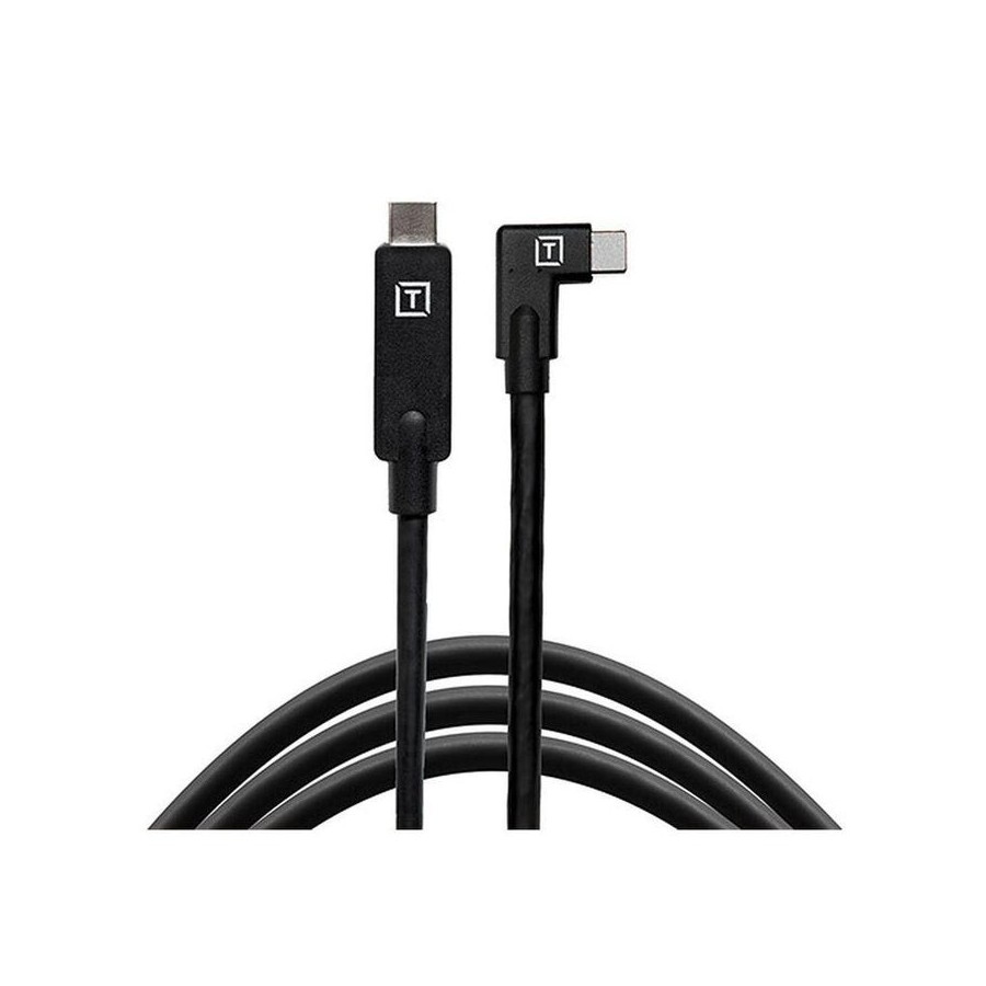 Tether tools tetherpro usb-c to usb-c right angle black