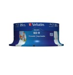 Blue-ray bd-r verbatim 43811 imprimible 6x tarrina-25uds