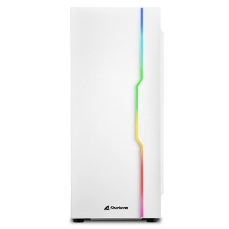 Caja pc sharkoon slider rgb blanca