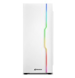 Caja pc sharkoon slider rgb blanca