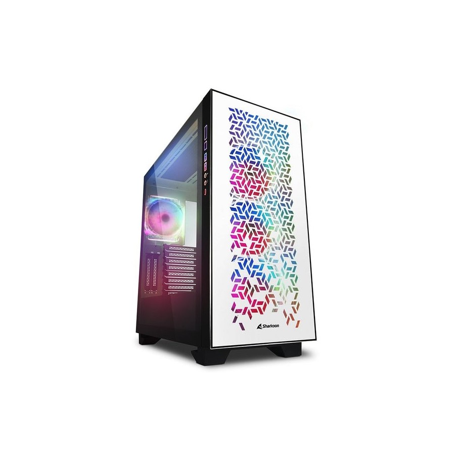 Caja pc sharkoon elite shark ca300h blanca