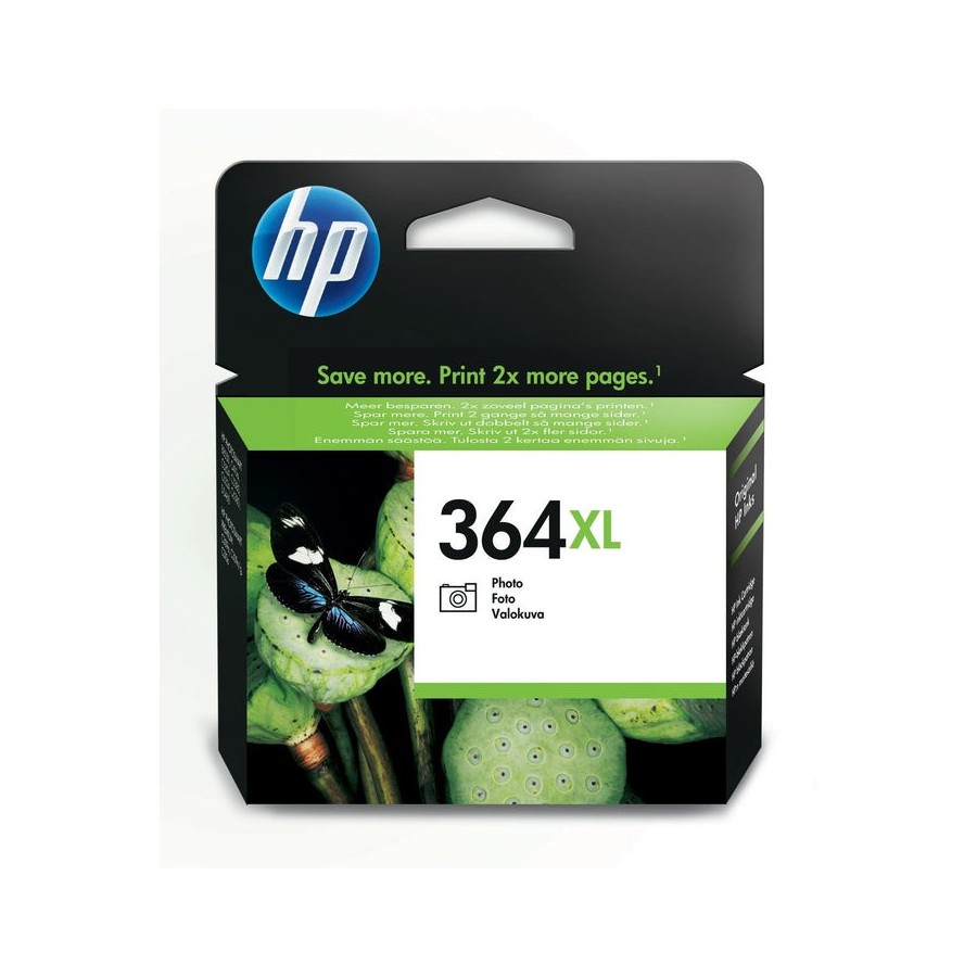 Tinta original hp 364 xl alta capacidad negro fotográfico