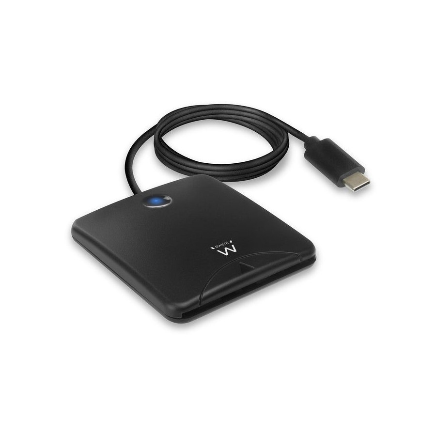 Lector de tarjetas externo ewent ew1055 usb-c/ dni electronic