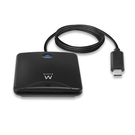 Lector de tarjetas externo ewent ew1055 usb-c/ dni electronic