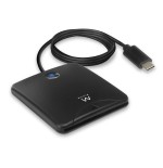 Lector de tarjetas externo ewent ew1055 usb-c/ dni electronic