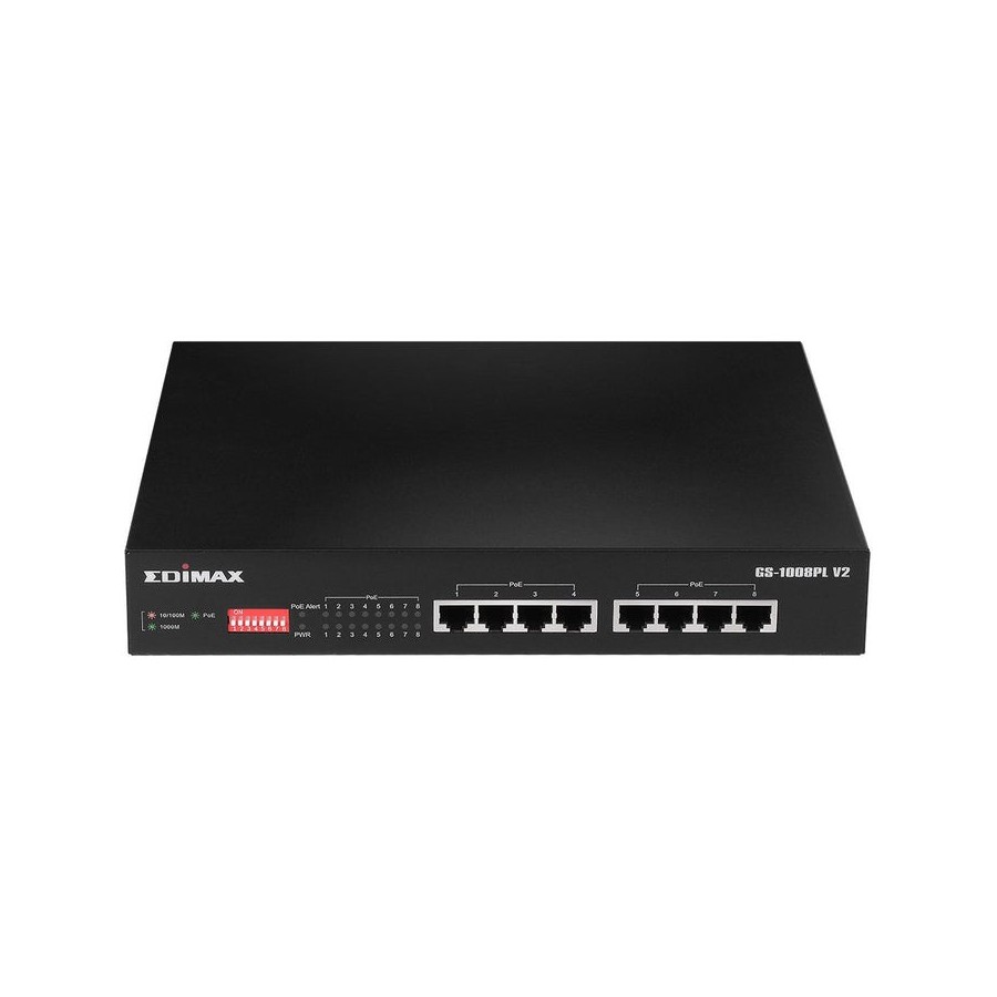 Edimax switch gigabit 8-port long range poe switch