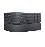 Teclado ingles logitech ergo k860 rf wireless + bluetooth internacional de ee.uu. grafito