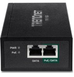 Inyector poe trendnet tpe-119gi 802.3af at u ab bt 2 rj45 hembra