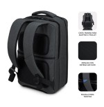 Mochila subblim traveller airpadding backpack para portátiles hasta 15.6'/ puerto usb/ gris