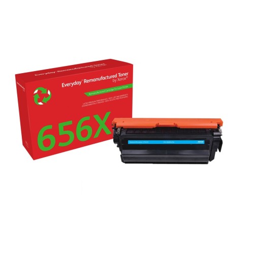 Tóner xerox 006r04256 compatible con hp según especificaciones/ cian