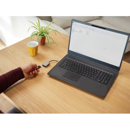 Lector de tarjetas externo trust dalyx usb tipo-c