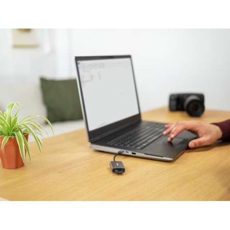 Lector de tarjetas externo trust dalyx usb tipo-c