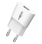 Cargador de casa ansmann hc105w 1xusb 1000ma blanco