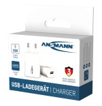 Cargador de casa ansmann hc105w 1xusb 1000ma blanco