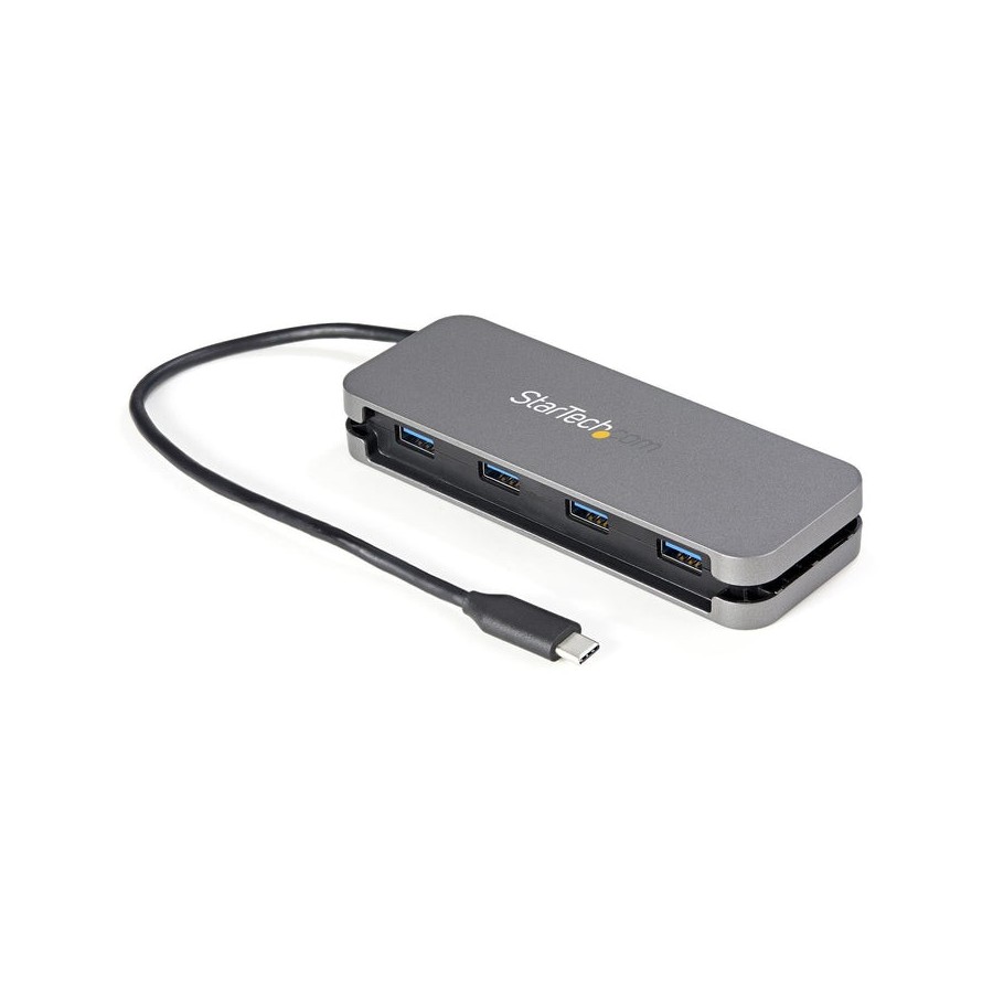 Startech hb30cm4ab hub de interfaz usb 3.2 gen 1 [3.1 gen 1] type-c 5000 mbit/s negro