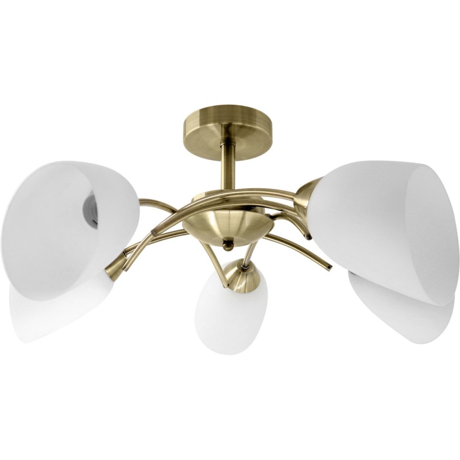 Activejet aje-nikita 5p e27 5x40w patina plafón