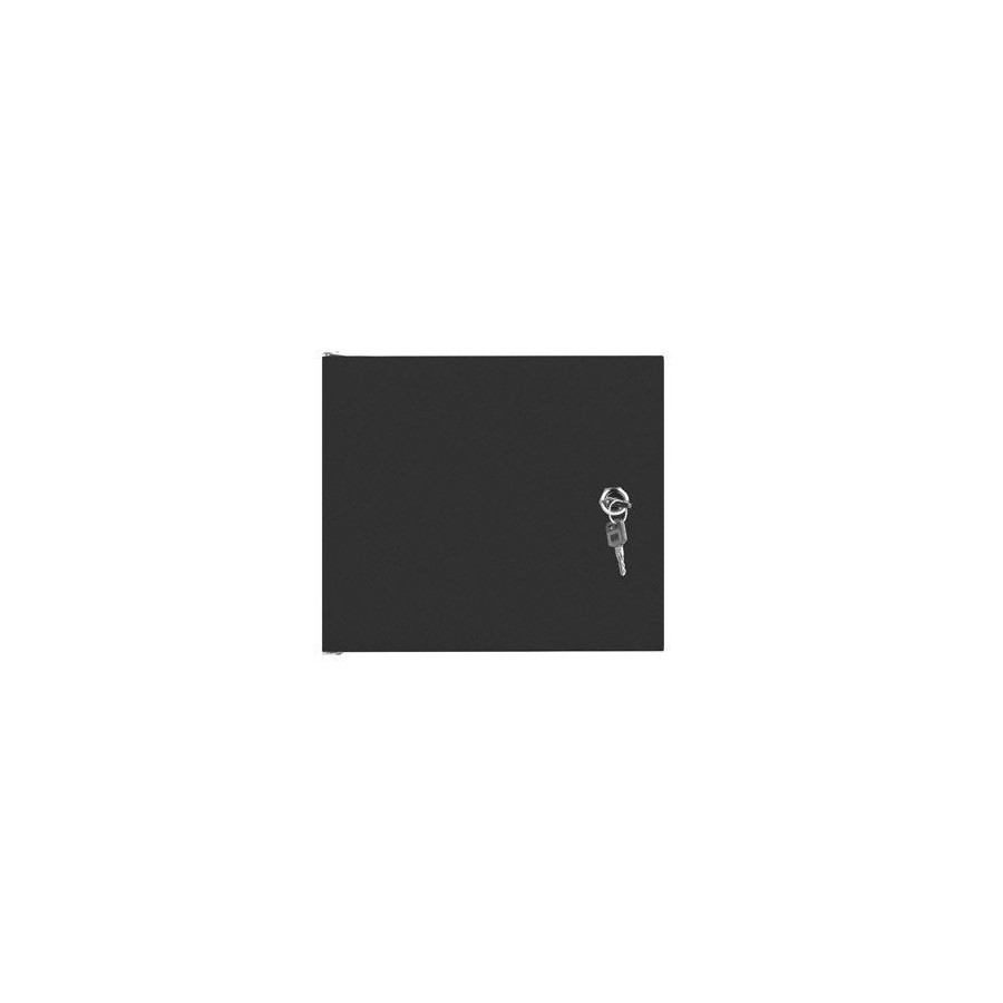 Lanberg armario colgante 10 "6u 280x310 negro, puerta metal (paquete plano) wf10-2306-00b