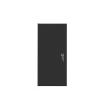 Lanberg armario rack de pared 10 "12u 280x310 negro, puerta metálica (paquete plano) wf10-2312-00b
