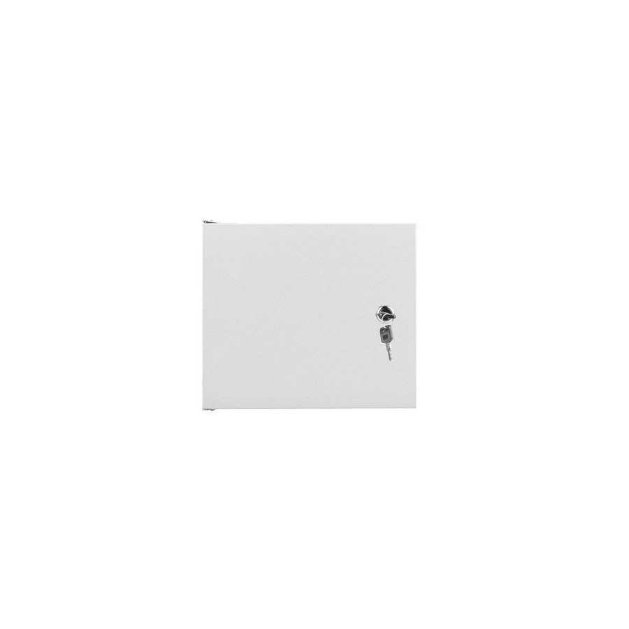 Armario colgante lanberg 10 "4u 280x310 gris, puerta metálica (paquete plano) wf10-2304-00s