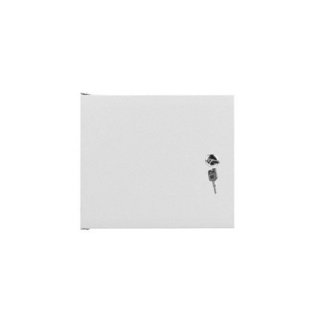 Armario colgante lanberg 10 "4u 280x310 gris, puerta metálica (paquete plano) wf10-2304-00s