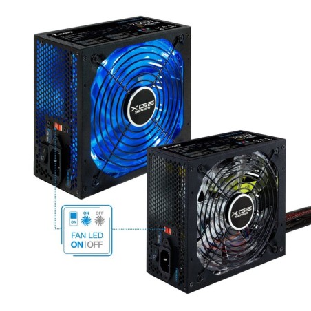 Tooq xge ii fuente de alimentacion gaming 700w atx 2.3 12v - pfc activo - certificacion 80 plus bronze - ventilador