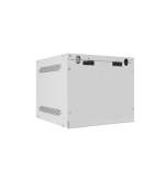 Armario colgante lanberg 10 "4u 280x310 gris, puerta metálica (paquete plano) wf10-2304-00s